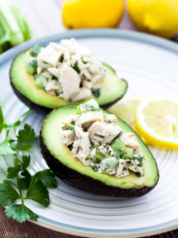 Lemon Chicken Salad Avocado Bowls from A Thousand Crumbs (5 of 5)