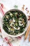 Winter Kale Salad with Shaved Fennel and Pomegranate from A Thousand Crumbs (2 of 6)